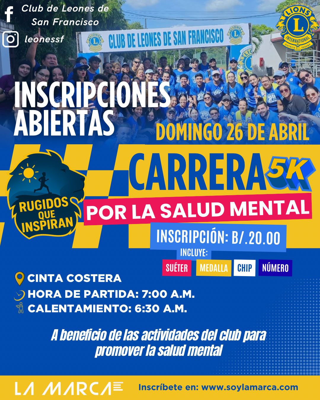 CARRERA 5K - POR LA SALUD MENTAL